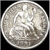 Image 1 : 1891 Seated Liberty Dime NEARLY UNCIRCULATED