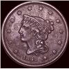 Image 1 : 1841 Braided Hair Large Cent CLOSELY UNCIRCULATED