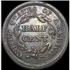 Image 2 : 1855 Braided Hair Half Cent CLOSELY UNCIRCULATED