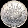 Image 1 : 1889Ga JS Mexico Silver 8 Reales CLOSELY UNCIRCULATED