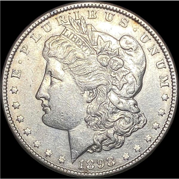 1898 Silver Morgan Dollar CLOSELY UNCIRCULATED