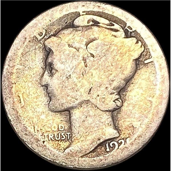 1921 Silver Mercury Dime NICELY CIRCULATED