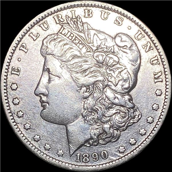 1890-O Silver Morgan Dollar NEARLY UNCIRCULATED