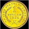 Image 2 : 1851 Gold $1 Liberty Type 1 HIGH GRADE