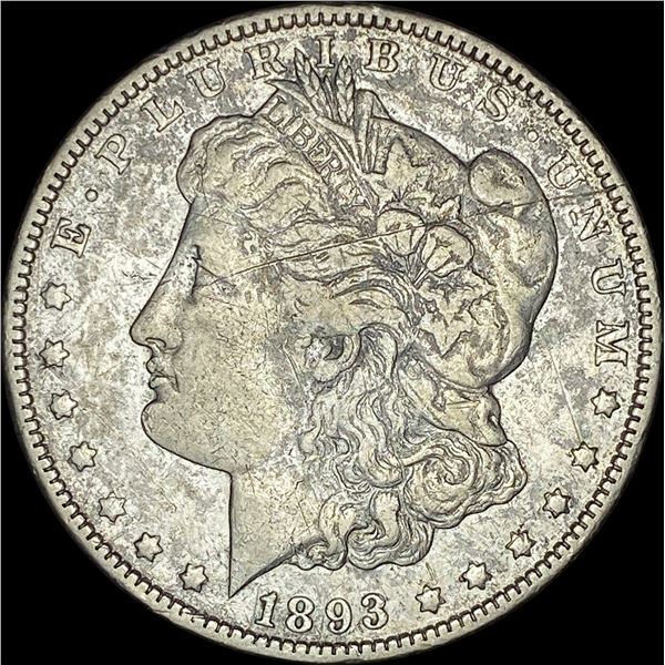 1893-O Silver Morgan Dollar LIGHTLY CIRCULATED