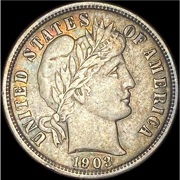 1903-O Silver Barber Dime NEARLY UNCIRCULATED