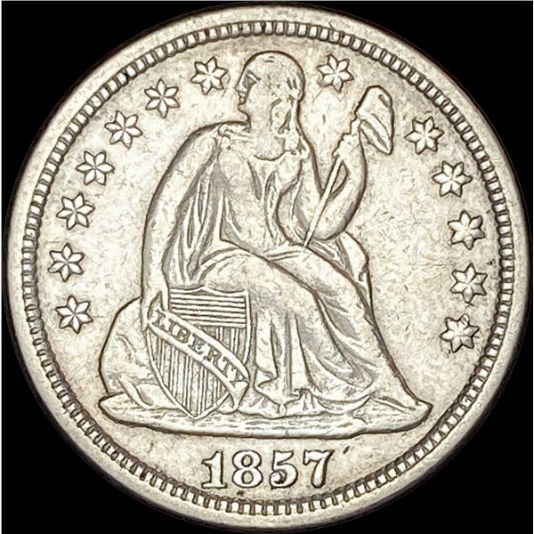 1857 Seated Liberty Dime CLOSELY UNCIRCULATED