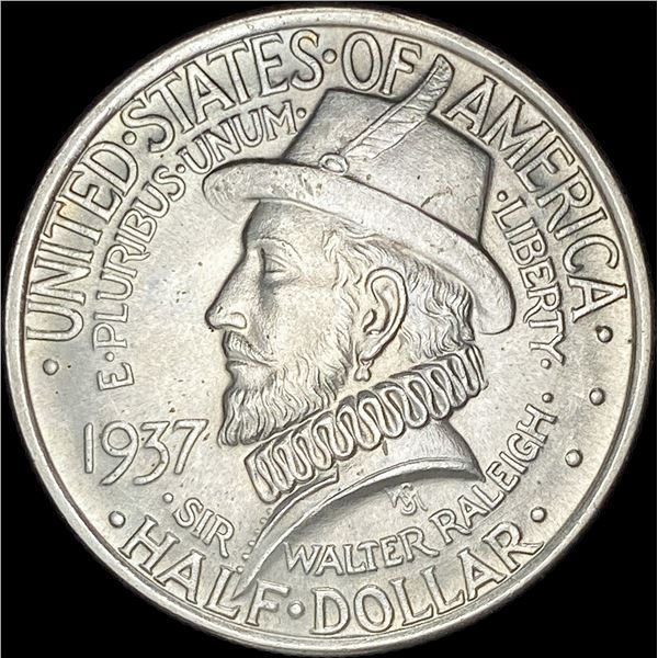 1937 Silver Roanoke Half Dollar UNCIRCULATED