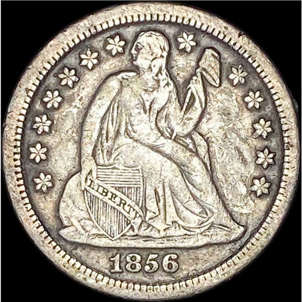1856-O Seated Liberty Dime NEARLY UNCIRCULATED