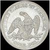 Image 2 : 1854 Arrows Seated Liberty Quarter NEARLY UNCIRCULATED