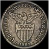 Image 2 : 1907-S US-Philippines Silver One Peso NICELY CIRCULATED