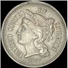 Image 1 : 1867 Nickel Three-Cent Piece CLOSELY UNCIRCULATED