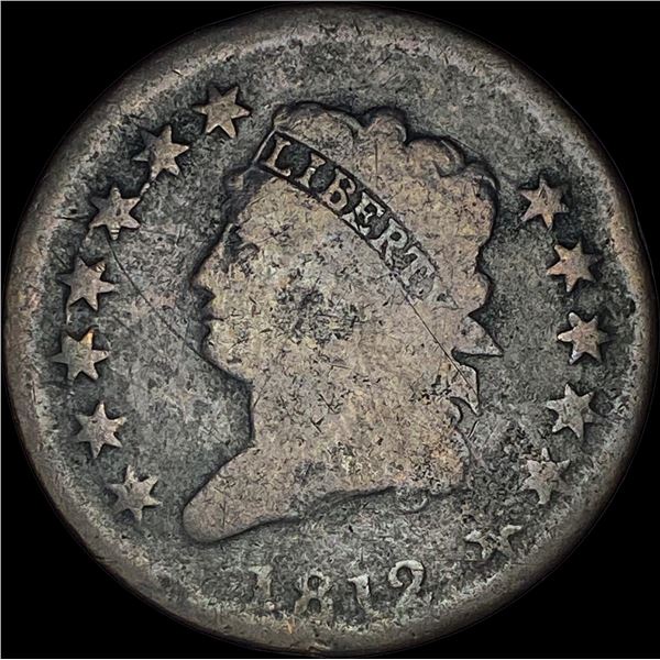 1812 Classic Head Large Cent NICELY CIRCULATED