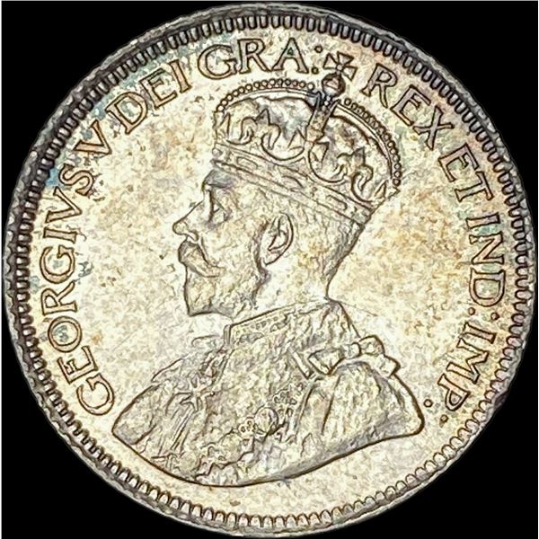 1929 Canada Silver 10 Cents CHOICE AU