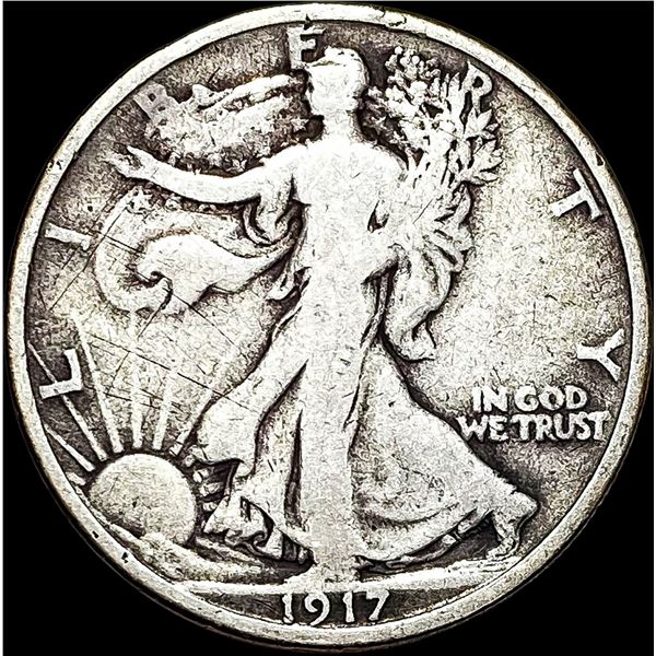 1917 Walking Liberty Half Dollar NICELY CIRCULATED
