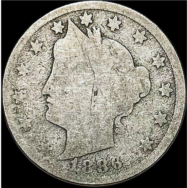 1886 Liberty Head Nickel NICELY CIRCULATED