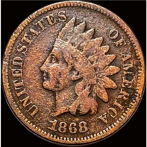 1868 Indian Head Cent NICELY CIRCULATED