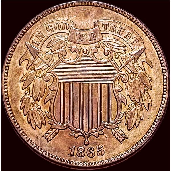1865 Copper Two-Cent Piece UNCIRCULATED