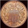 Image 1 : 1865 Copper Two-Cent Piece UNCIRCULATED