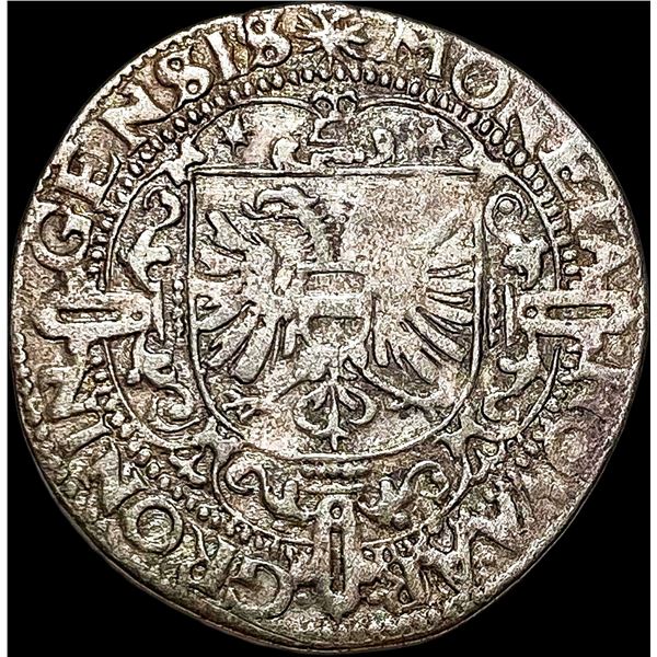 1500-1600 Austria Silver 1 Kreuzer LIGHTLY CIRCULATED