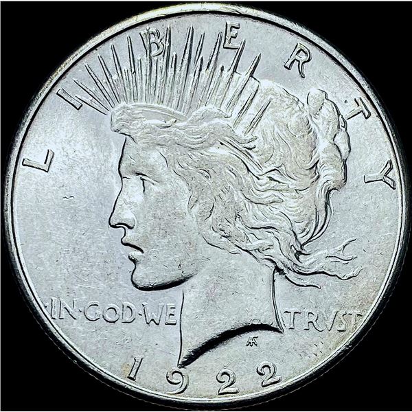 1922-S Silver Peace Dollar CHOICE AU