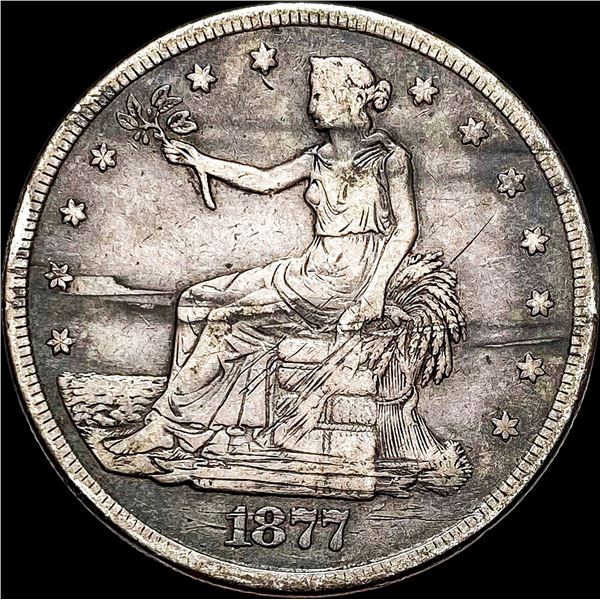 1877-S Silver Trade Dollar LIGHTLY CIRCULATED