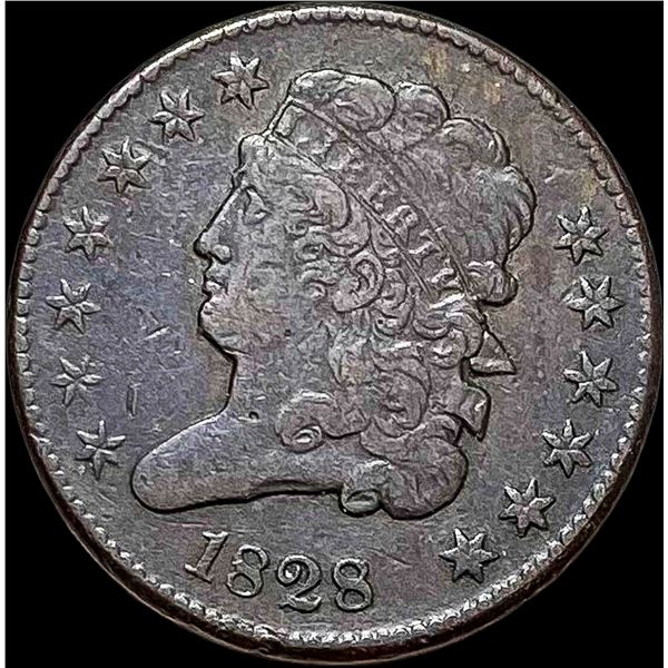 1828 Classic Head Half Cent LIGHTLY CIRCULATED