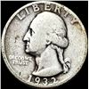 Image 1 : 1932-D Silver Washington Quarter NICELY CIRCULATED
