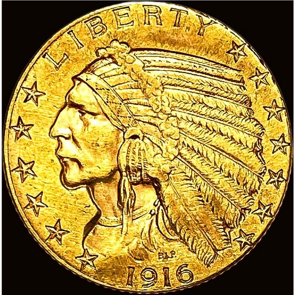 1916-S Indian Head Gold Half Eagle $5 CHOICE UNC