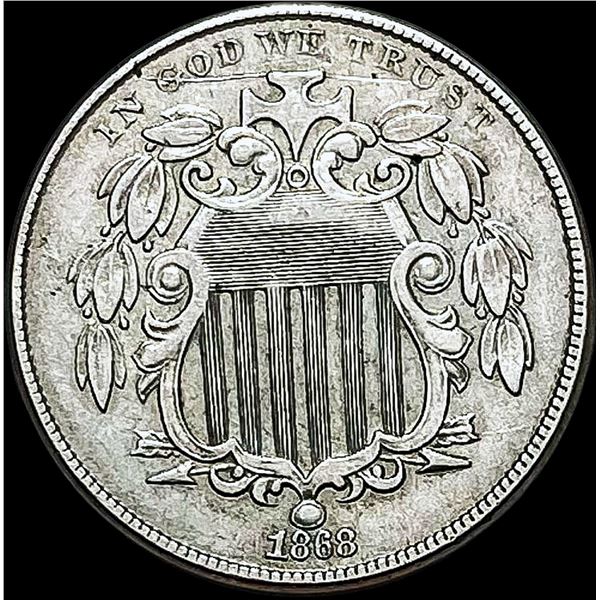 1868 Shield Nickel CLOSELY UNCIRCULATED