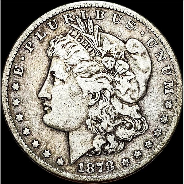 1878-CC Silver Morgan Dollar LIGHTLY CIRCULATED