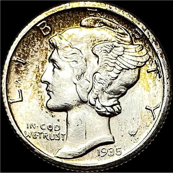 1935-S Silver Mercury Dime UNCIRCULATED