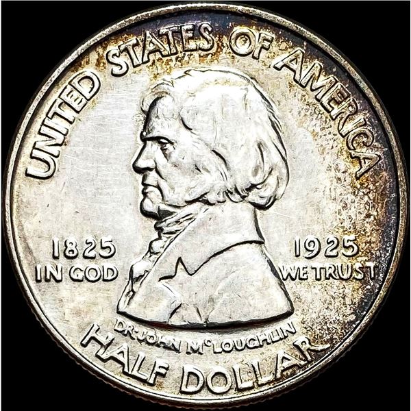 1925 Silver Fort Vancouver Half Dollar UNCIRCULATED