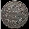Image 2 : 1809 Classic Head Half Cent NICELY CIRCULATED