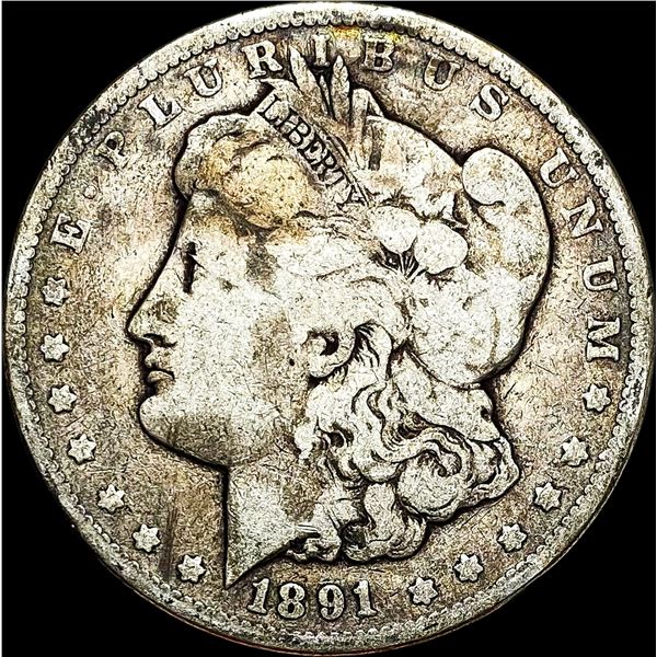 1891-CC Silver Morgan Dollar NICELY CIRCULATED