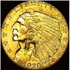 Image 1 : 1928 Indian Head Gold $2.50 Quarter Eagle UNCIRCULATED