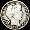 Image 1 : 1914 Silver Barber Half Dollar NICELY CIRCULATED