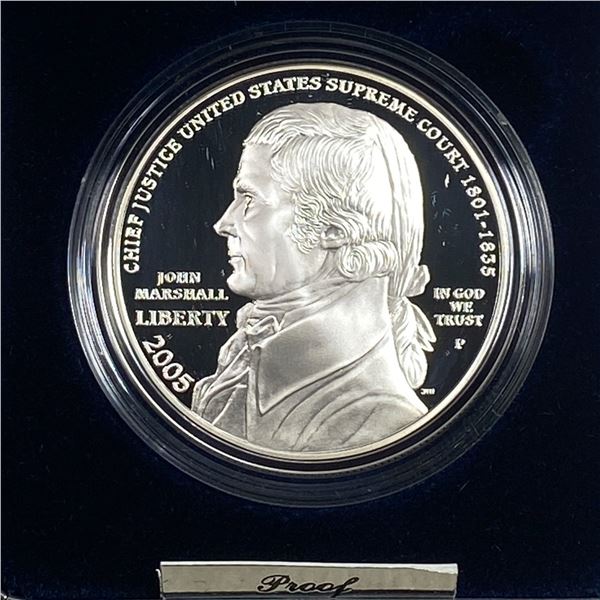 2005 Chief Justice John Marshall Silver $1