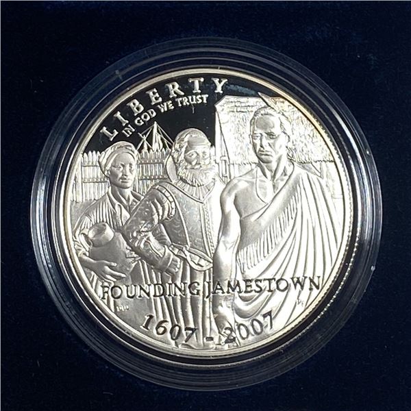 2007 Jamestown 400th Annivers. Proof Silver $1