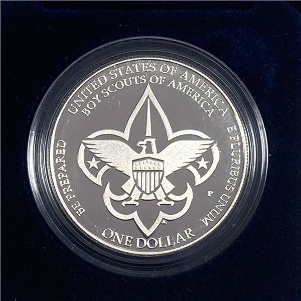2010 Boy Scouts of America Centennial Silver $1