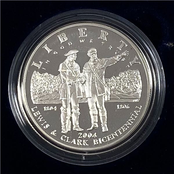 2004 Lewis & Clark Bicentennial Silver $1