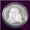 Ben Franklin Firefighters Proof Silver Medal