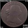 Image 1 : 1802/0 Rev 02, C-2 Draped Bust Half Cent NICELY CIRCULATED