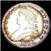Image 2 : 1824 O-117 TONED Capped Bust Half Dollar CHOICE BU