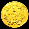 Image 2 : 1855-C Rare Gold Dollar CHOICE AU