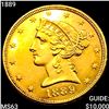 Image 1 : 1889 $5 Gold Half Eagle CHOICE BU