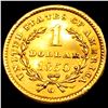 Image 2 : 1850-O Rare Gold Dollar UNCIRCULATED