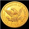 Image 2 : 1852 $2.50 Gold Quarter Eagle UNCIRCULATED