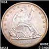 Image 1 : 1864 Seated Liberty Half Dollar CHOICE BU