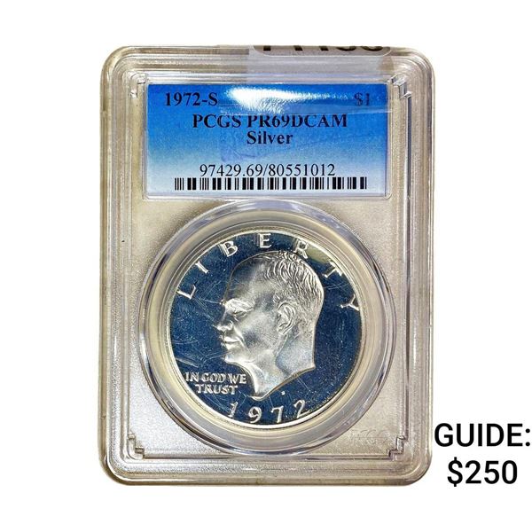 1972-S Eisenhower Dollar PCGS PR69 DCAM